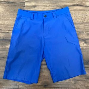 Men's Blue Adidas Golf Shorts